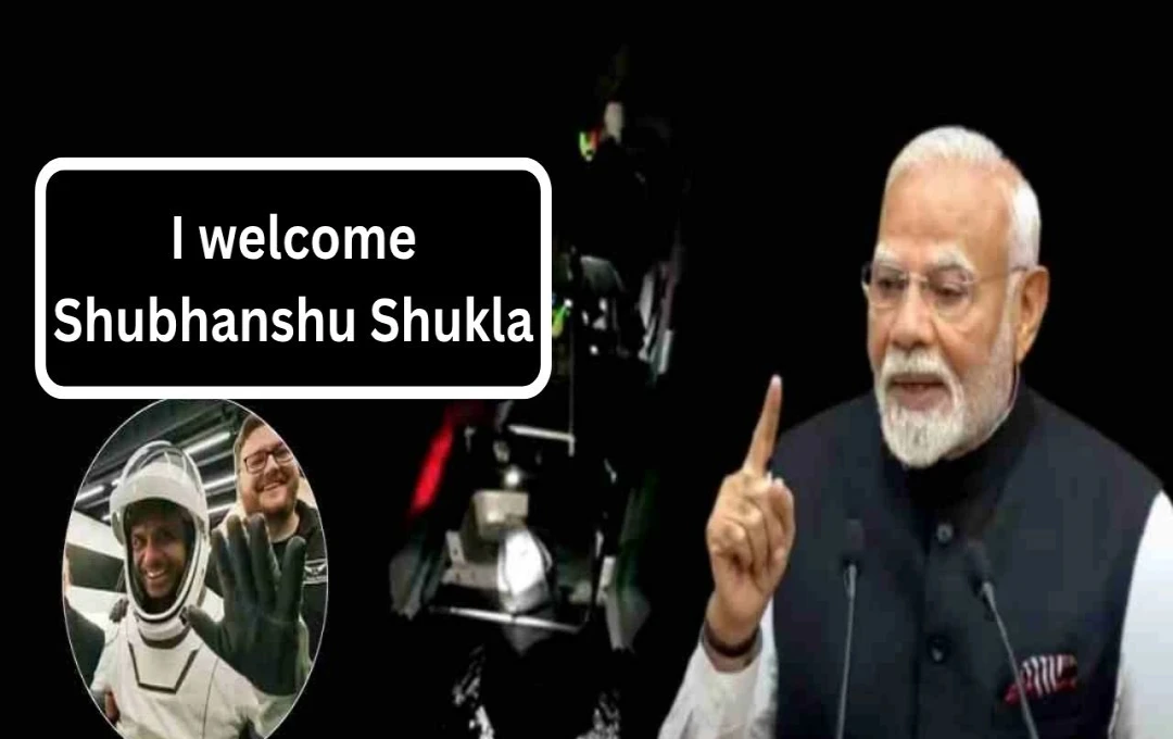 PM Modi Welcomes Group Captain Shubhanshu Shukla Back from Historic Space Mission