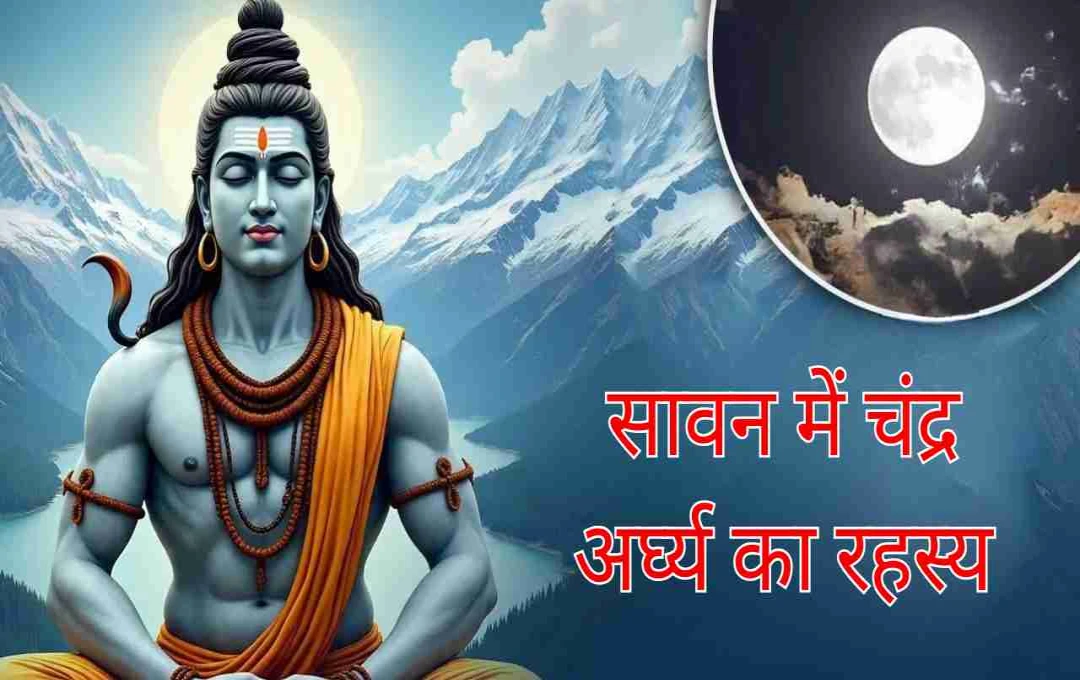 सिर्फ जल चढ़ाने से चमक सकती है किस्मत? जानिए सावन में चंद्र अर्घ्य का रहस्य
