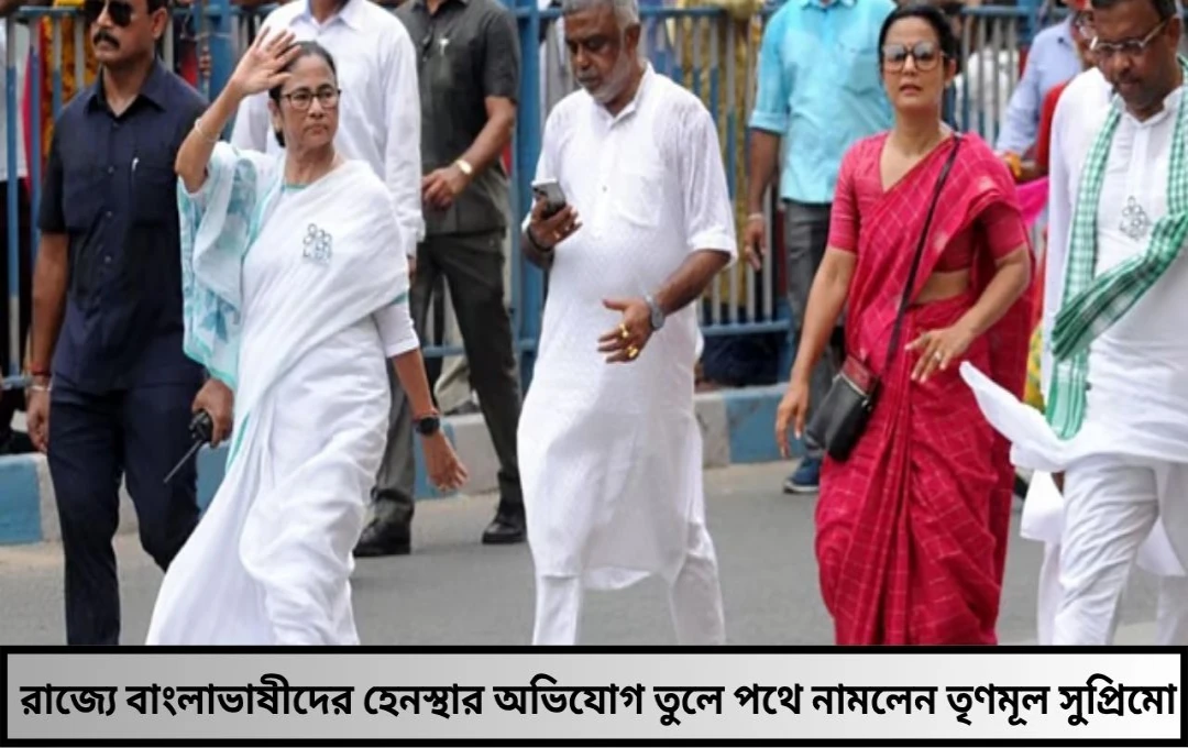 বাংলাভাষী হেনস্থার প্রতিবাদে পথে নামলেন মমতা-অভিষেক, নজরে গোটা রাজনৈতিক মহল
