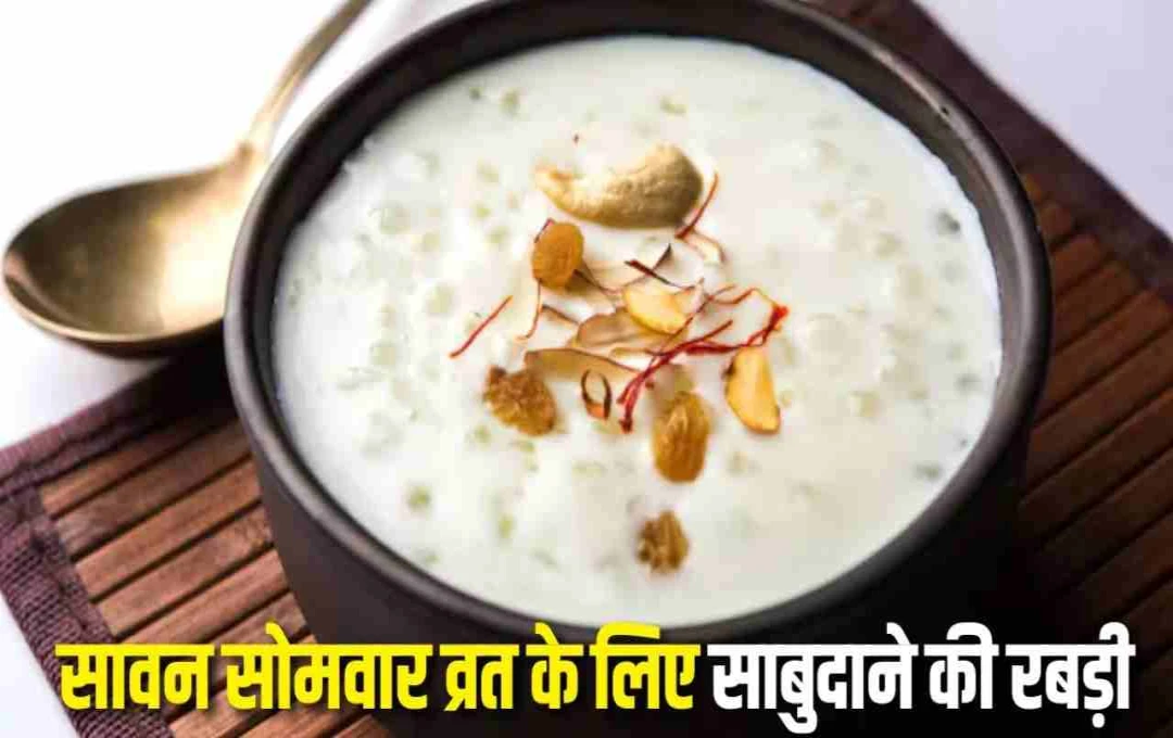 শ্রাবণ সোমবার ব্রতে সাবুদানার রাবড়ি: উপবাসের জন্য একটি স্বাস্থ্যকর রেসিপি