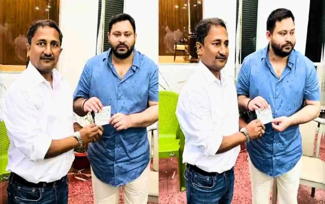 RJD में शामिल हुए सुपर 30 के आनंद कुमार के भाई प्रणव, तेजस्वी यादव ने दिलाई सदस्यता