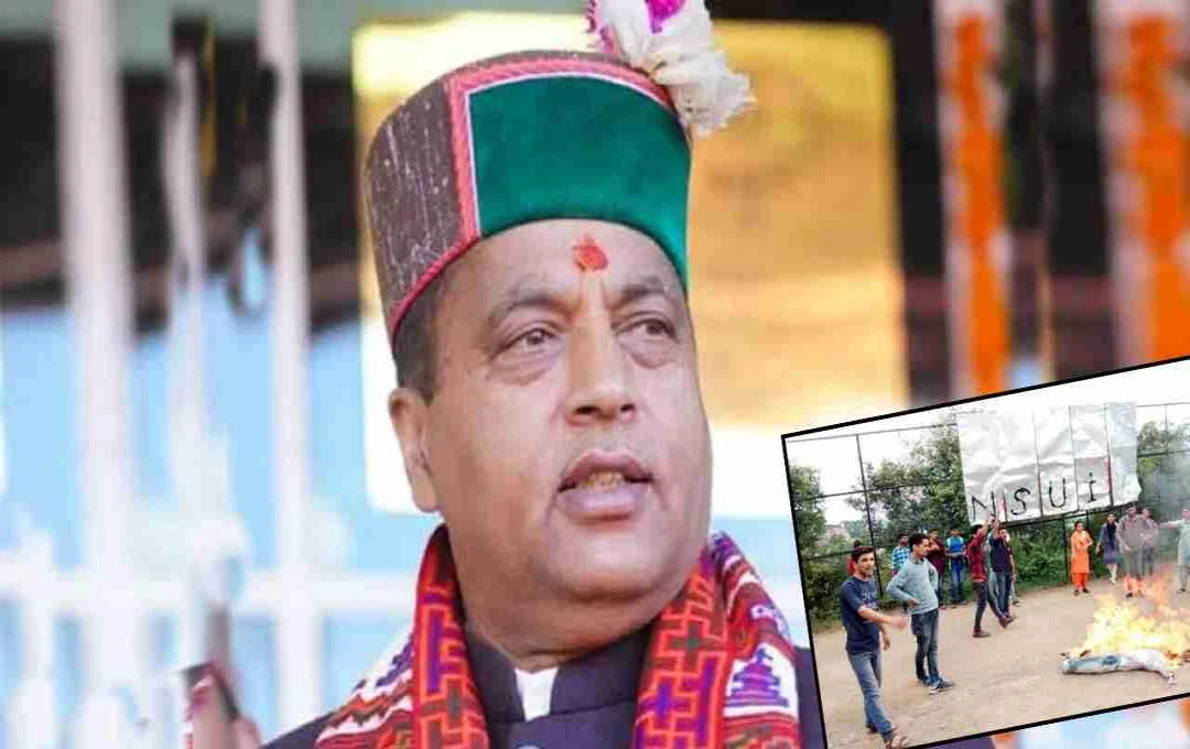 FIR Filed Against Minister's Son for Burning Effigy of Ex-Himachal CM