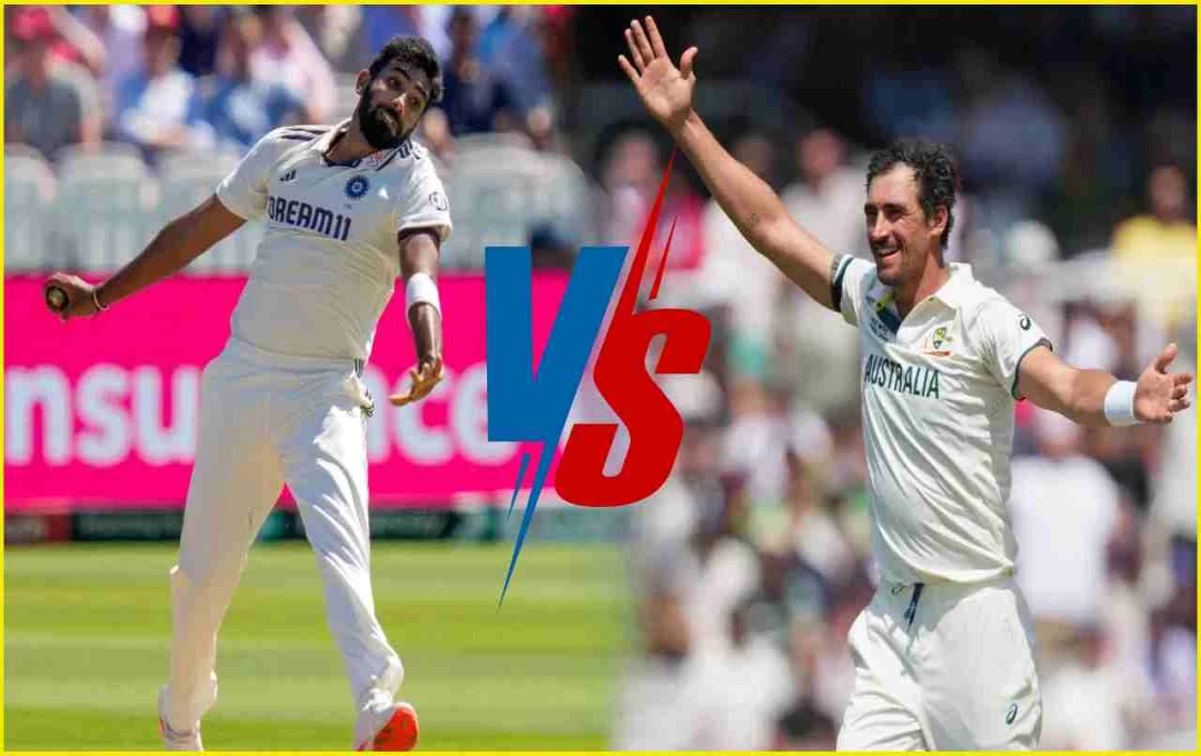 टेस्ट क्रिकेट में बुमराह बनाम स्टार्क: किसका प्रदर्शन सबसे खतरनाक? देखें आंकड़े