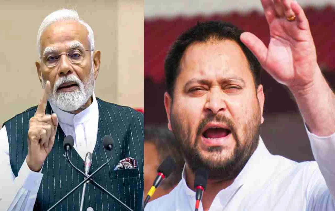 PM मोदी के दौरे पर तेजस्वी का वार, बोले- अब होगी जुमलों की बारिश