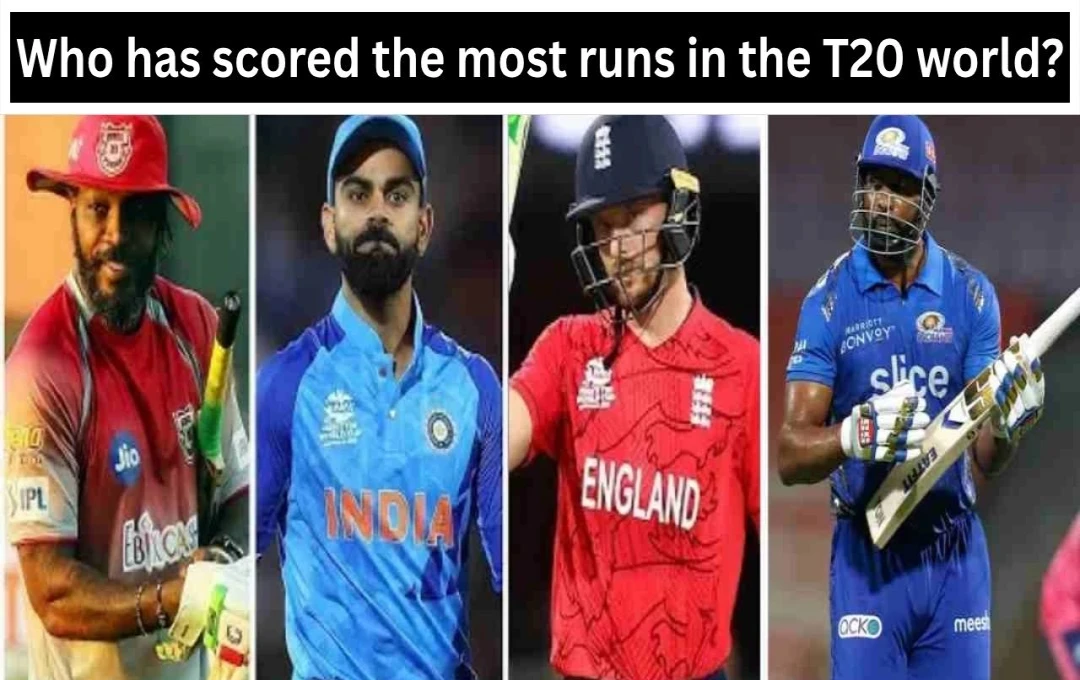 Top 7 Batsmen with the Most Runs in T20 Cricket
