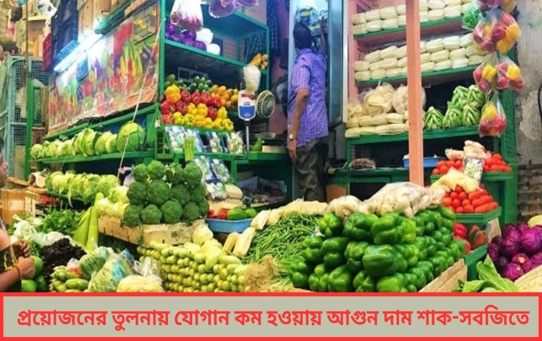 বৃষ্টির জলে ডুবে চাষের জমি ফলস্বরূপ বাজারে ছ্যাঁকা!