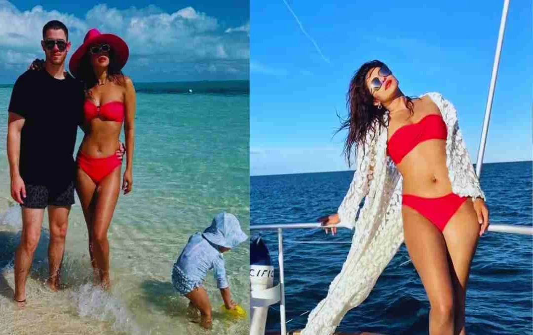 প্রিয়াঙ্কার জন্মদিনের ছুটি: বিকিনিতে গ্ল্যামার, নিকের 'ড্যাডি ডিউটি'
