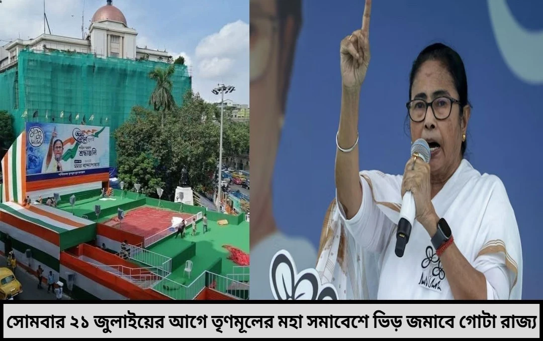 ধর্মতলায় মহাসমাবেশ ছাব্বিশের আগে শেষ ‘শহিদের দিবস’ পালন তৃণমূলের সোমবার কলকাতার রাস্তায় ঢল নামবে জনতার