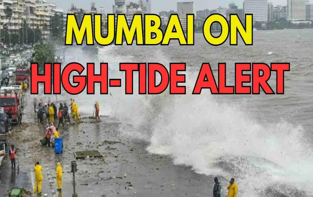 मुंबई में हाई टाइड का अलर्ट: उठेंगी 15 फीट ऊंची लहरें, देश के कई राज्यों में भारी बारिश का खतरा