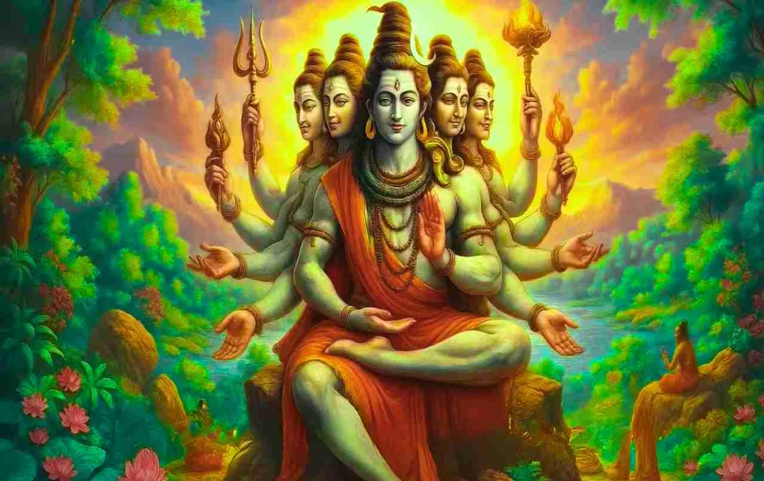 শিবের পঞ্চমুখ রূপ: কেন ভগবান শিব তিলোত্তমাকে দেখার জন্য পাঁচটি মুখ প্রকাশ করেছিলেন?