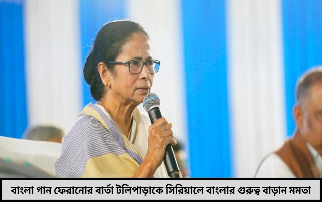 সিরিয়ালে বাংলা গানের জৌলুস ফিরুক টলিপাড়াকে কড়া বার্তা মুখ্যমন্ত্রীর!