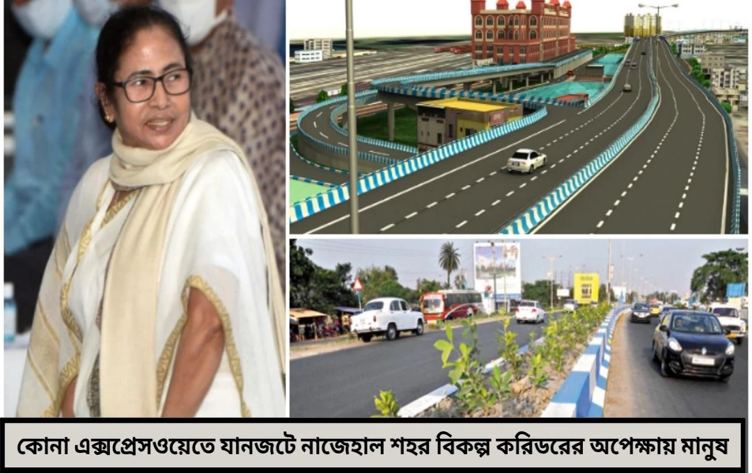 যানজটের জালে আটকে থাকা কোনা এক্সপ্রেসওয়ে শহরের প্রবেশদ্বারেই ভোগান্তির ধাক্কা