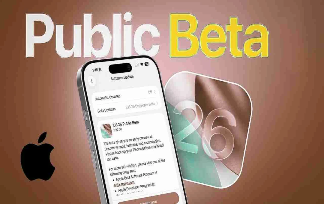 Apple Launches iOS 26 Public Beta with Liquid Glass UI and AI Features