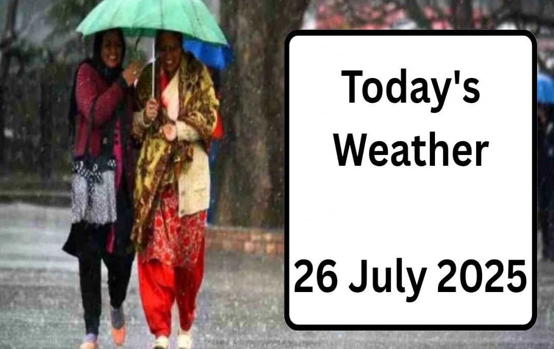 India Weather Update: Heavy Rainfall Alert Issued Across Multiple States