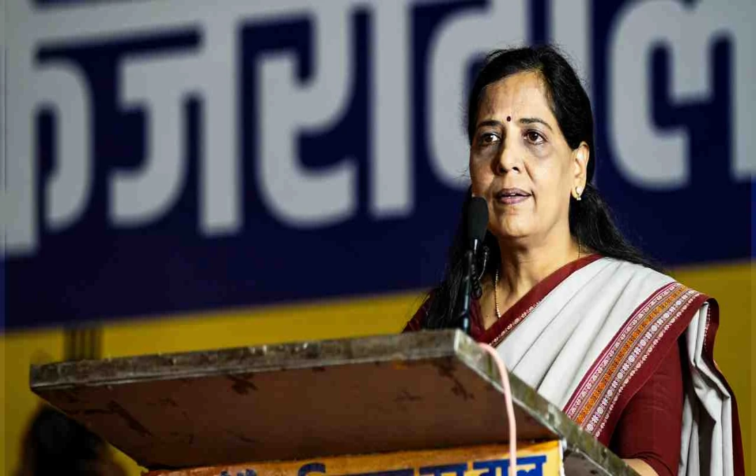 महिला सम्मान राशि में देरी पर सुनीता केजरीवाल ने जताई नाराज़गी, सरकार पर वादा निभाने में विफल रहने का आरोप