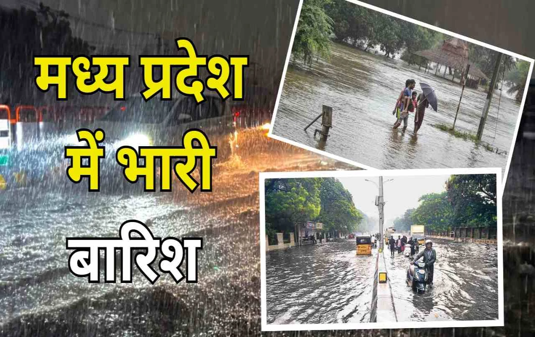 मध्य प्रदेश में बारिश का कहर: तीन ट्रफ, दो साइक्लोनिक सिस्टम और एक डिप्रेशन ने मचाई तबाही
