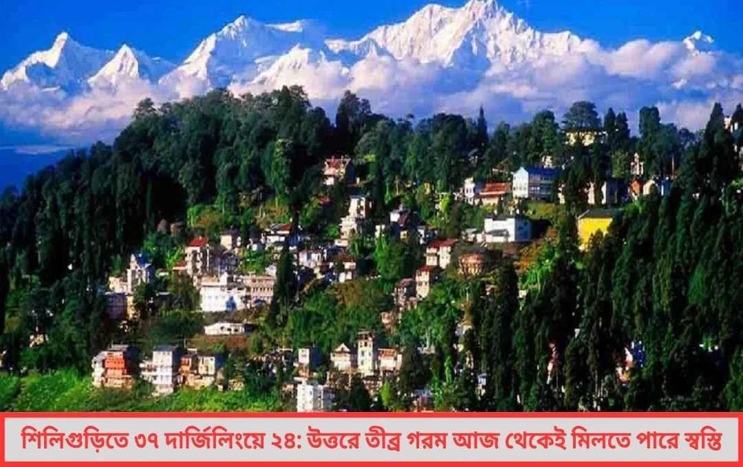 উত্তরে গরমের দাপট তাপমাত্রা ছুঁল রেকর্ড! শিলিগুড়ি-দার্জিলিংয়ে হাঁসফাঁস জনজীবন তবে আজ থেকেই মিলবে স্বস্তির ইঙ্গিত