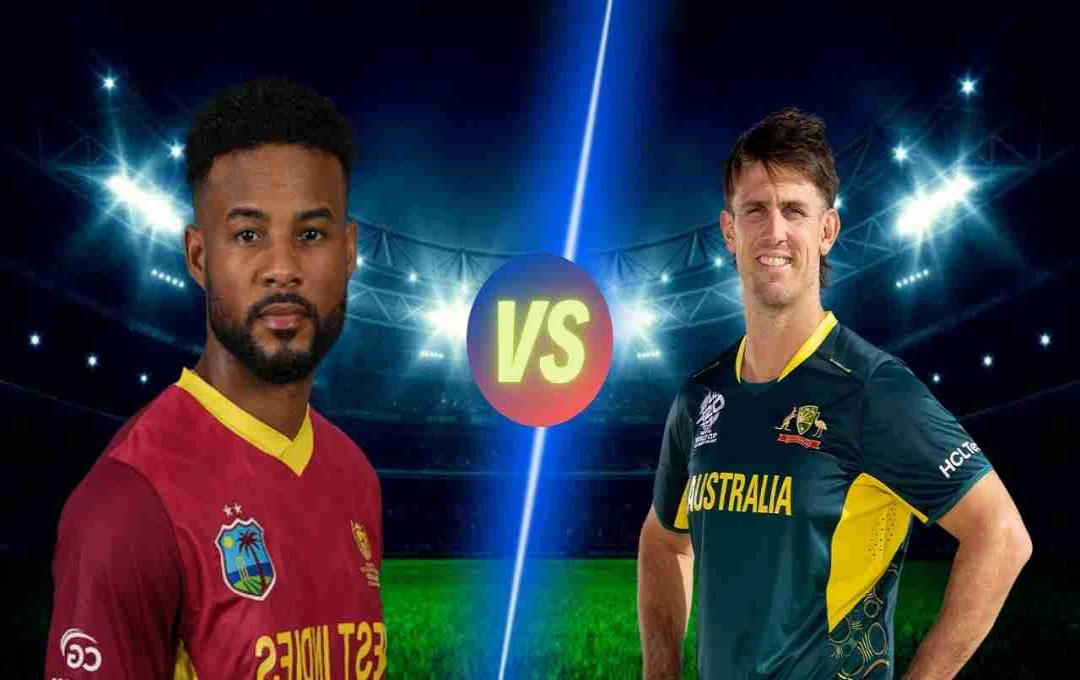 WI vs AUS: चौथे T20 में वेस्टइंडीज की 7वीं हार, ऑस्ट्रेलिया की 4-0 से अजेय बढ़त