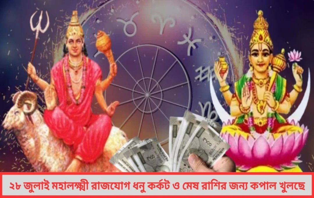 ২৪ ঘণ্টা পর মহালক্ষ্মী রাজযোগ! চন্দ্র-মঙ্গলের মিলনে বদলাবে ভাগ্য, তিন রাশির ঘরে সোনা-দানা