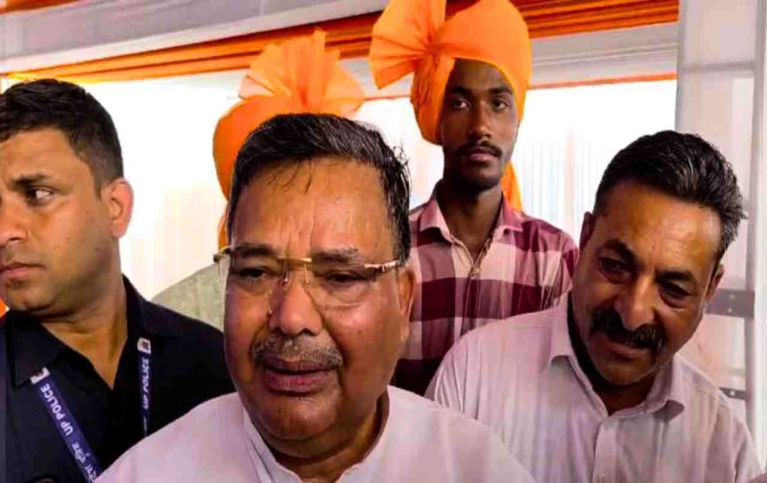 UP Minister Jaiveer Singh Slams SP Leader's Controversial Statements, Defends National Interests
