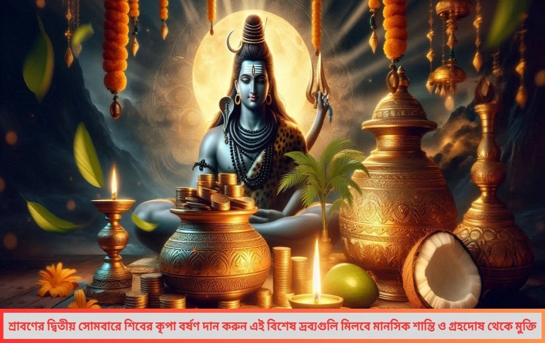 শ্রাবণের দ্বিতীয় সোমবারে শিবের কৃপা বর্ষণ দান করুন এই বিশেষ দ্রব্যগুলি মিলবে মানসিক শান্তি ও গ্রহদোষ থেকে মুক্তি
