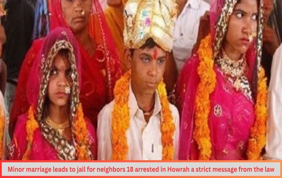 Child Marriage Crackdown: Guests Arrested for Attending Minor's Wedding in Howrah