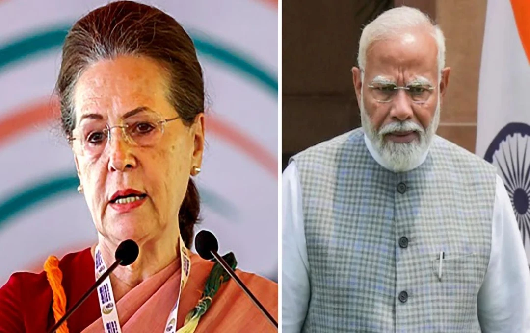 Sonia Gandhi Criticizes PM Modi's Silence on Gaza Human Rights Violations