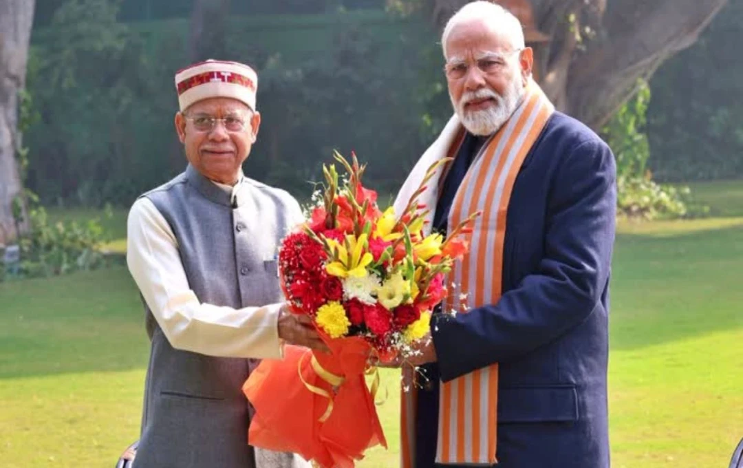 हिमाचल गवर्नर शिव प्रताप शुक्ला की PM मोदी से मुलाकात, आपदा राहत और नशामुक्त भारत अभियान पर हुई चर्चा