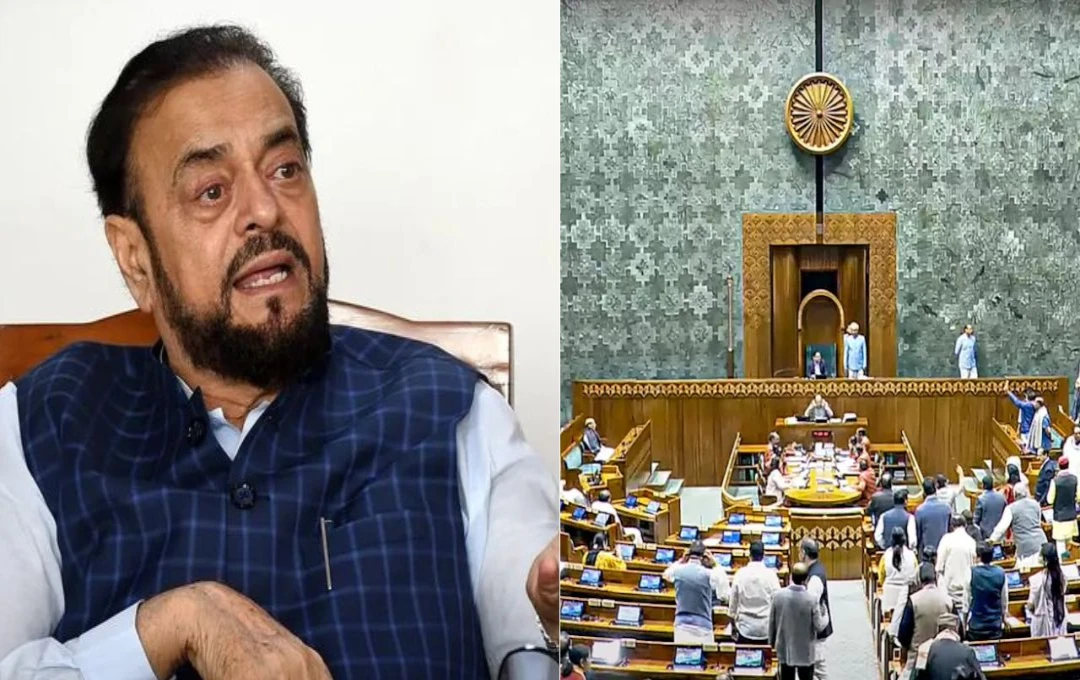 लोकसभा में बहस के बीच अचानक एनकाउंटर की टाइमिंग पर सियासत, अबू आजमी ने उठाए सवाल