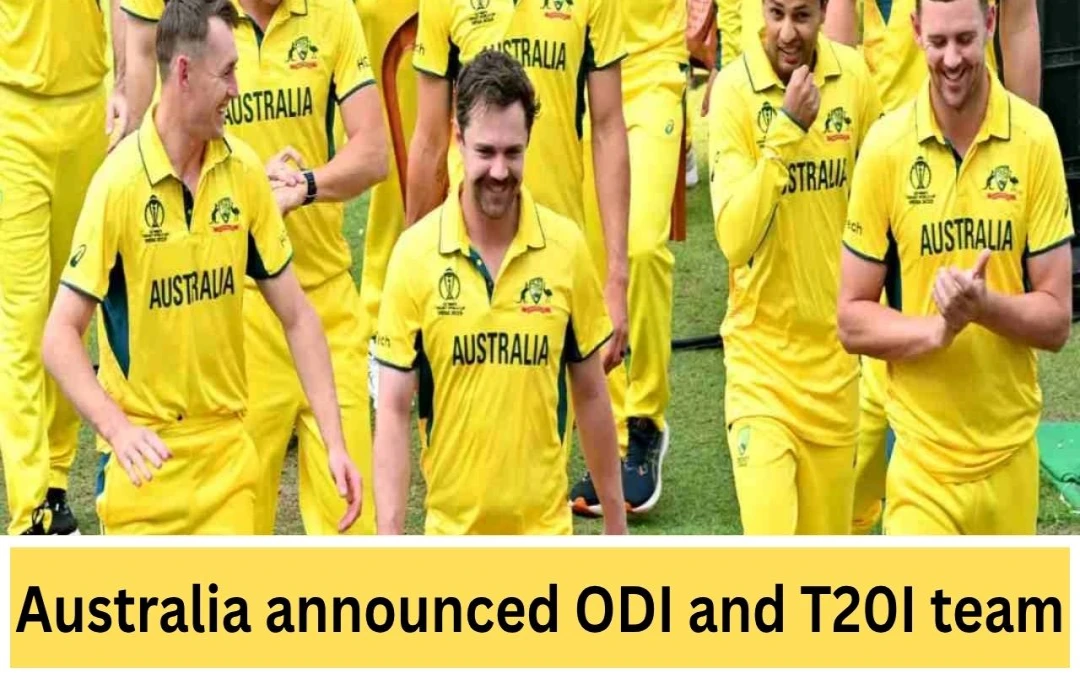 Australia Announces Squad for South Africa ODI and T20I Series