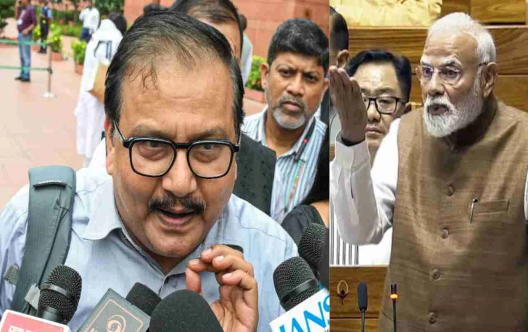पीएम मोदी के भाषण पर उठे सवाल, मनोज झा ने ट्रंप के दावों के संदर्भ में मांगा जवाब