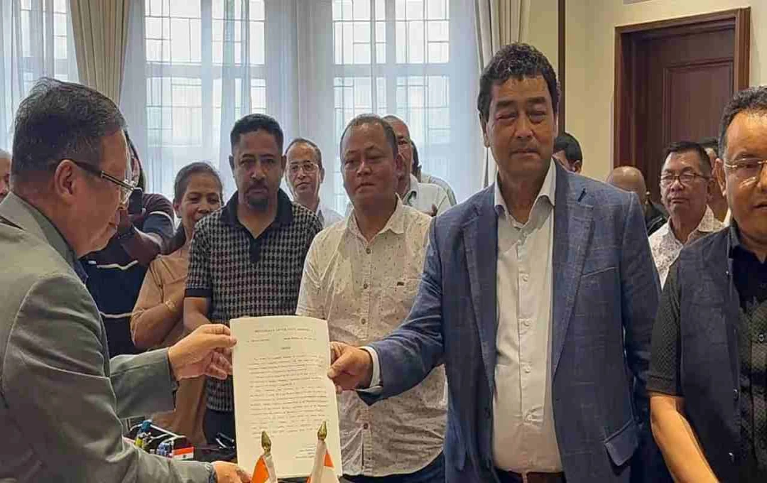 मेघालय में कांग्रेस का सफाया: एकमात्र विधायक रोनी वी लिंगदोह एनपीपी में हुए शामिल
