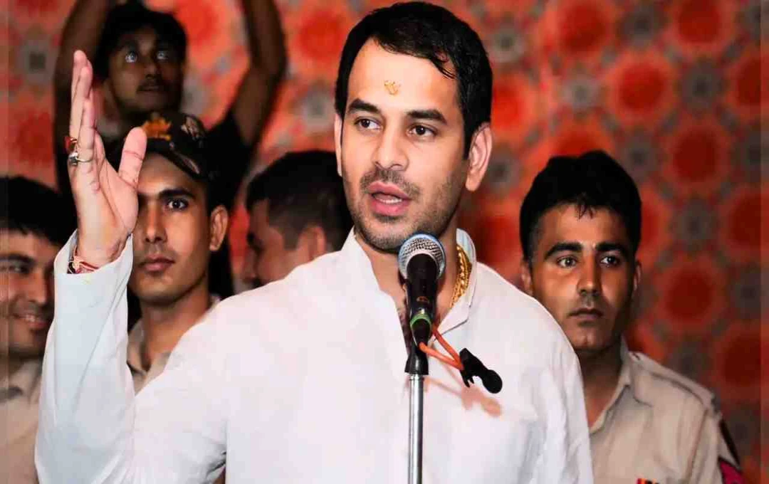 Tej Pratap Yadav Announces Candidacy from Mahua, Hints at Rift with Tejashwi Yadav