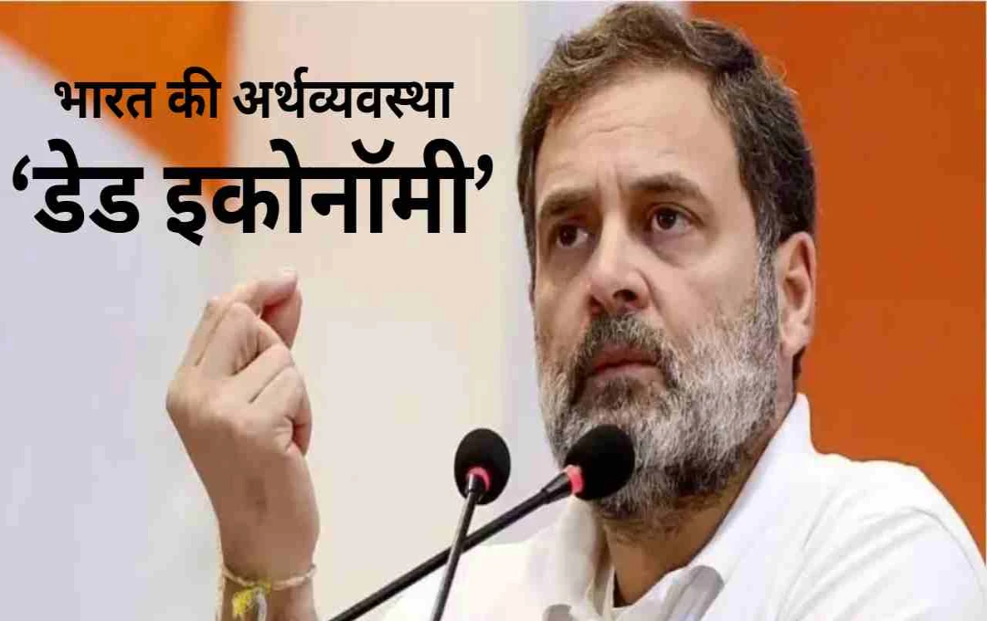 Rahul Gandhi Slams Modi Government, Calls Indian Economy 'Dead'