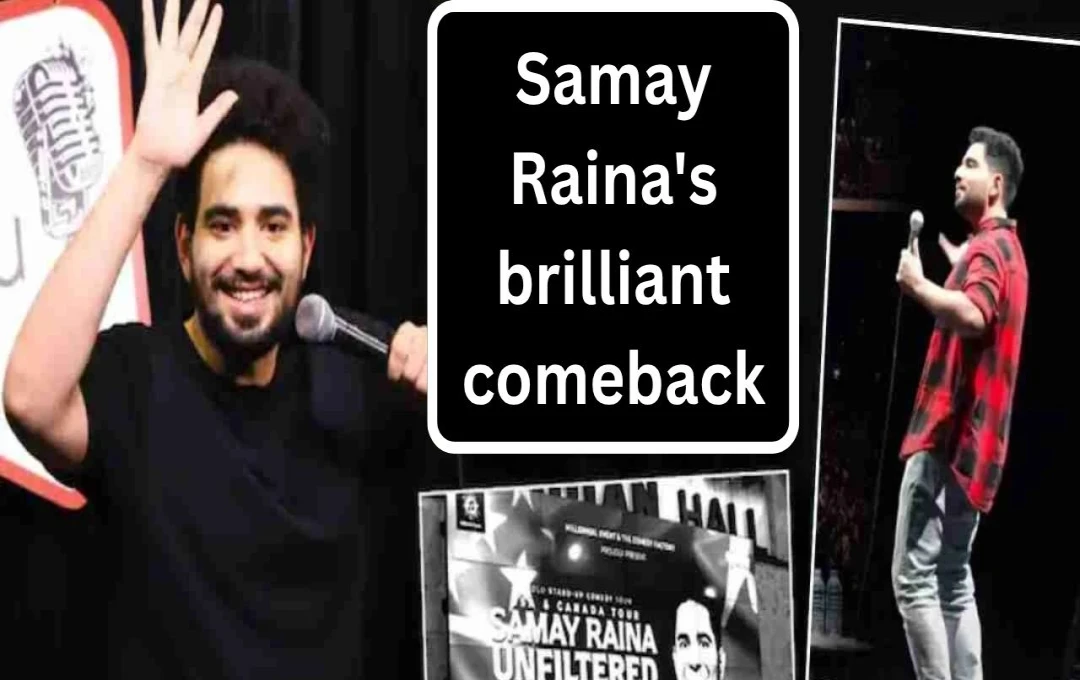 Samay Raina Announces 'Alive And Unfiltered' India Tour After Controversy