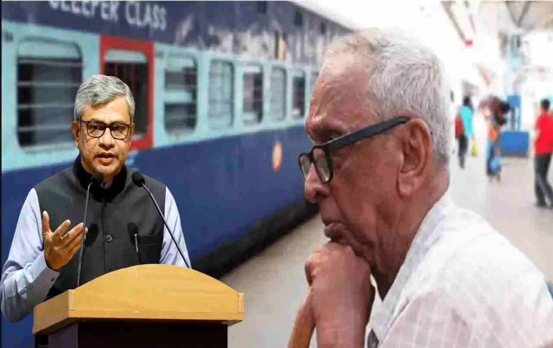रेलवे में वरिष्ठ नागरिकों को फिर मिल सकती है किराए में छूट: स्लीपर और 3AC में रेल मंत्री अश्विनी वैष्णव सकते है राहत!