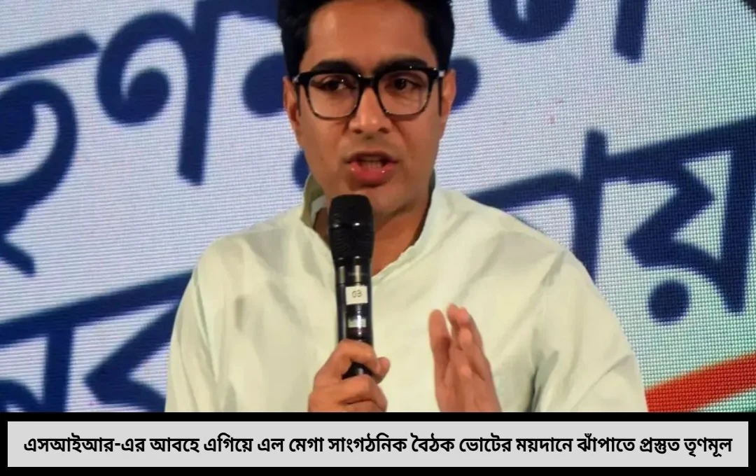 এসআইআর-এর আবহে এগিয়ে এল মেগা সাংগঠনিক বৈঠক ভোটের ময়দানে ঝাঁপাতে প্রস্তুত তৃণমূল!