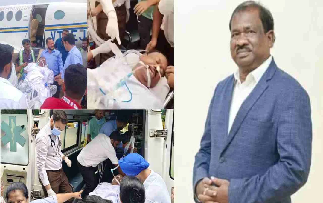 Jharkhand Education Minister Ramdas Soren Injured in Bathroom Accident, Flown to Delhi for Treatment