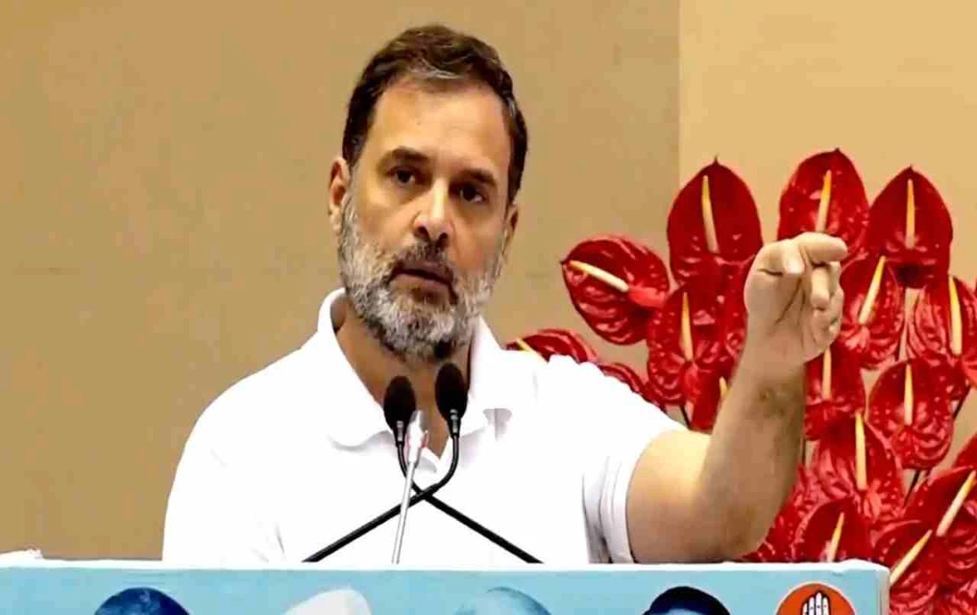 राहुल गांधी का बड़ा बयान: 'भारत में चुनाव प्रणाली खत्म हो चुकी है', PM मोदी को मिले बहुमत पर भी उठाए सवाल