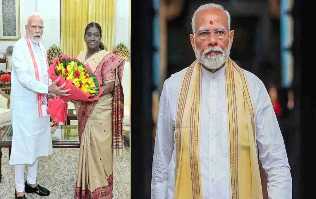 राष्ट्रपति मुर्मू से पीएम मोदी की मुलाकात: बिहार चुनाव और संसदीय गतिरोध पर चर्चा