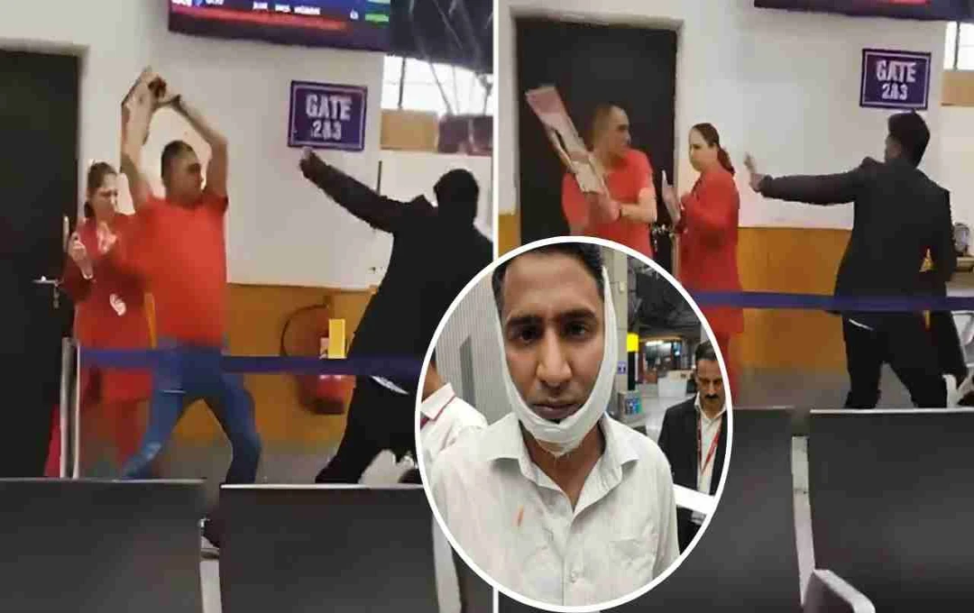 Srinagar Airport: फ्लाइट में ओवरवेट बैग ले जाने पर सेना अधिकारी का बवाल, स्पाइसजेट कर्मियों पर जानलेवा हमला