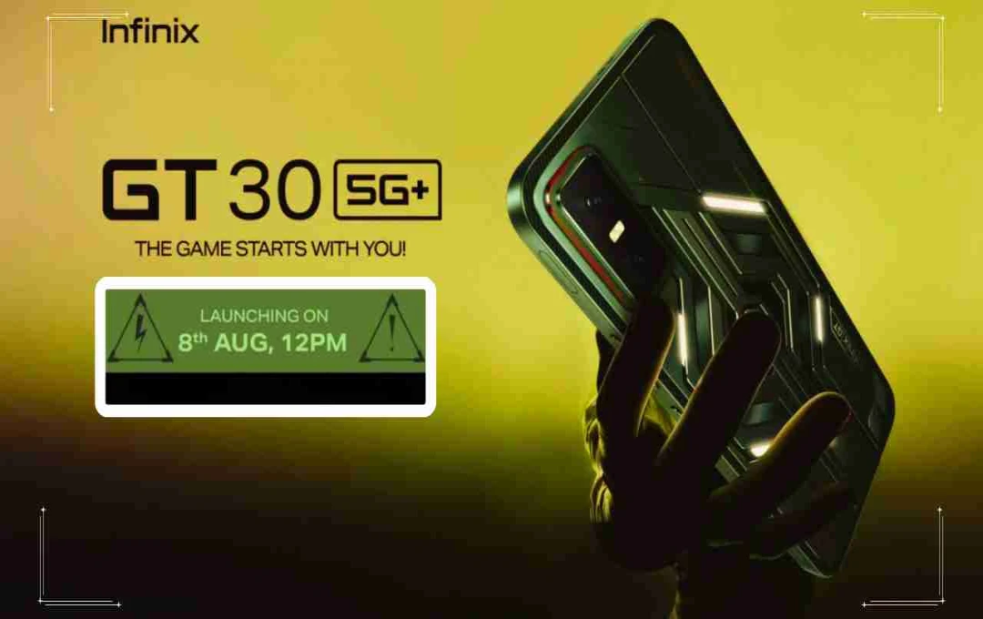 Infinix GT 30 5G Plus जल्द होगा लॉन्च, गेमिंग के लिए दमदार फीचर्स और Dimensity 7400 चिपसेट के साथ 
