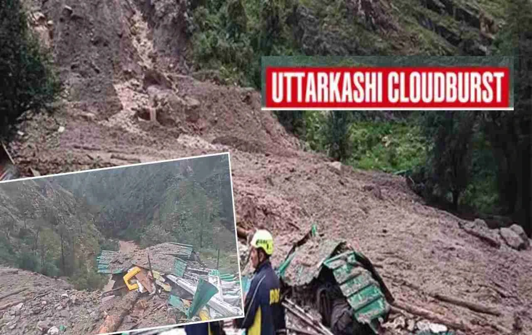 Uttarkashi Cloudburst: Flash Flood Devastates Dharali, Sweeping Away Hotels and Trapping Laborers