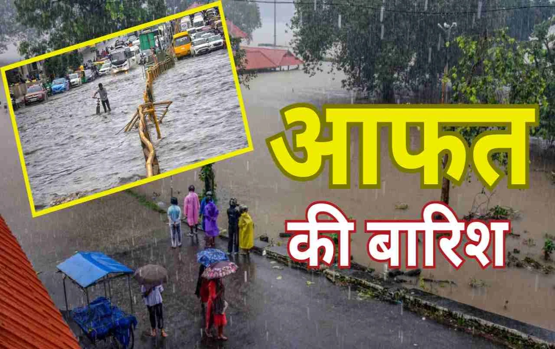 उत्तर से दक्षिण भारत तक भारी बारिश का कहर, IMD ने जारी किया रेड अलर्ट  