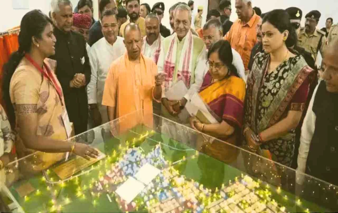 सीएम योगी ने आगरा में अटल पुरम टाउनशिप का किया शुभारंभ, बनेंगे 1430 आवास