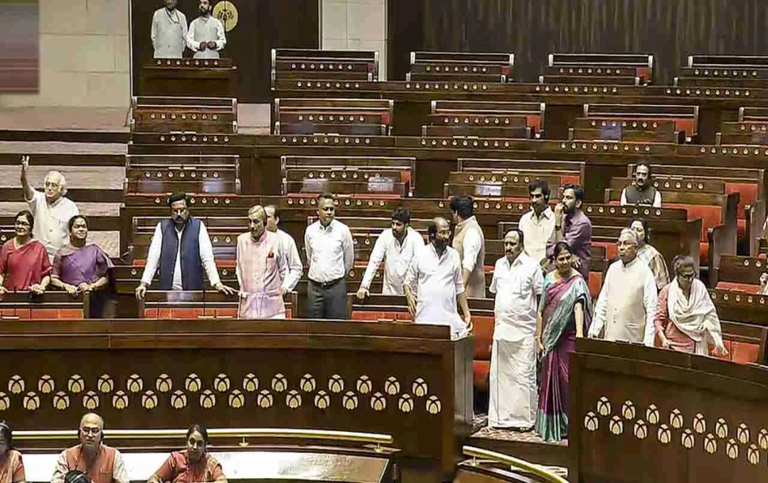 Rajya Sabha Disrupted by Opposition Over SIR Demand; Maritime Bill Passed Amidst Uproar