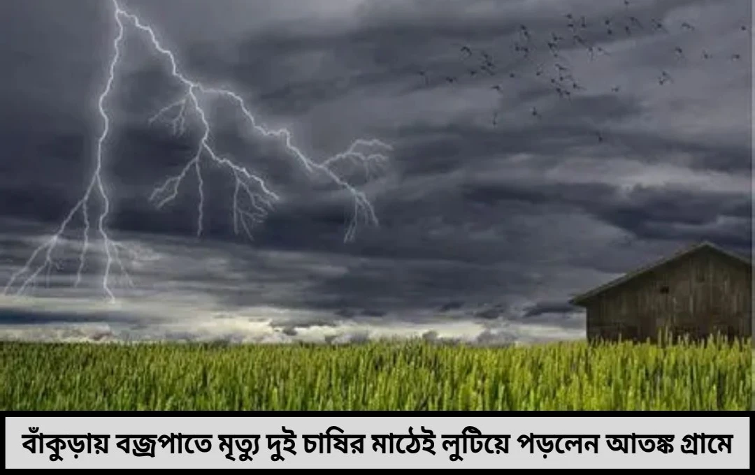 ধানচাষ করতে গিয়ে মৃত্যু দু’জনের বজ্রপাত নামল যমদূতের মতো ফের থমকে গেল বাঁকুড়া