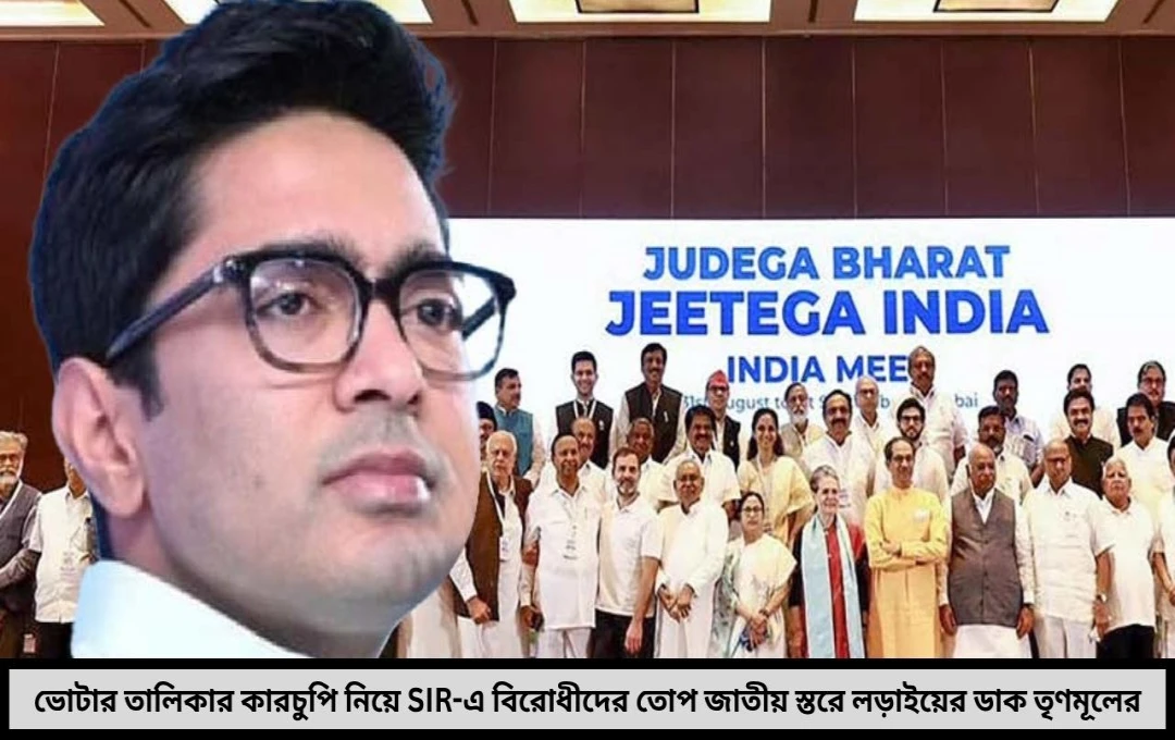 INDIA বৈঠকে অভিষেকের উপস্থিতি কমিশন ঘেরাওয়ের কর্মসূচি নিয়ে বিরোধীদের চূড়ান্ত পরিকল্পনা আজ সন্ধ্যাতেই
