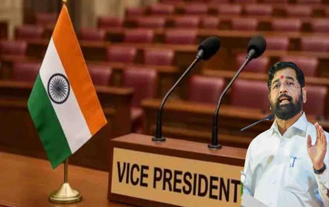उपराष्ट्रपति चुनाव से पहले दिल्ली पहुंचे डिप्टी CM एकनाथ शिंदे, शिवसेना के रुख को लेकर अटकलें तेज