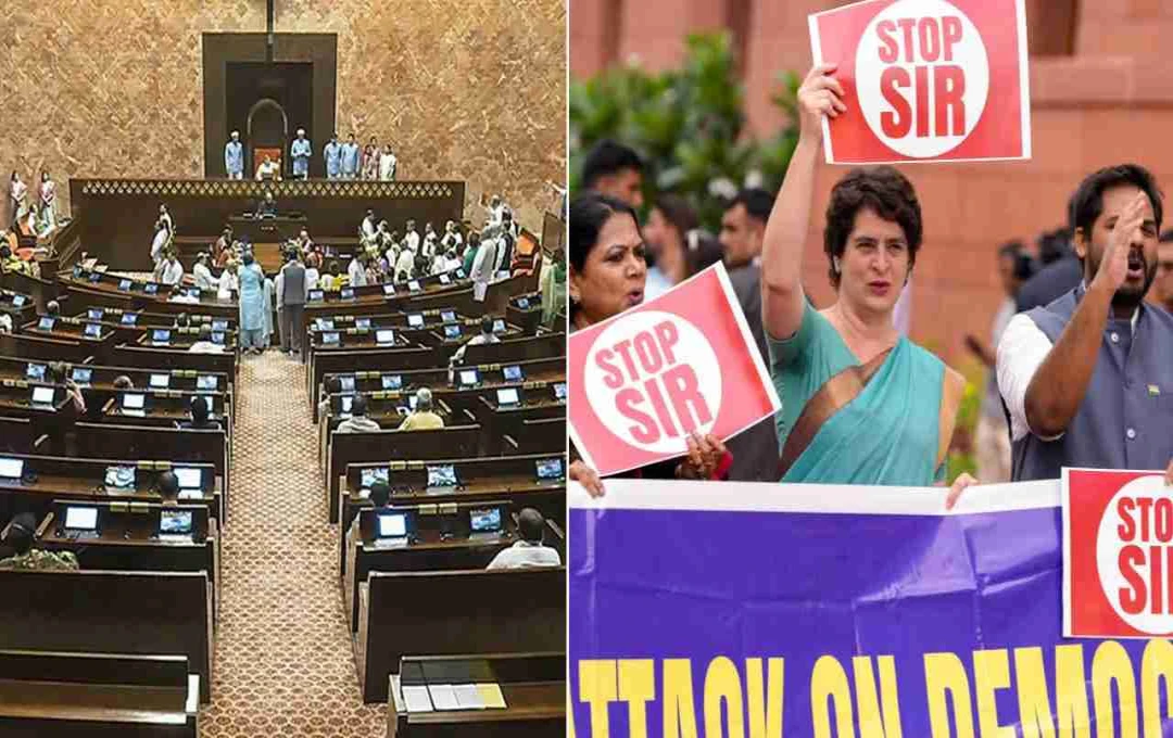 राज्यसभा में हंगामा, विपक्ष ने SIR पर जताई आपत्ति, सदन स्थगित